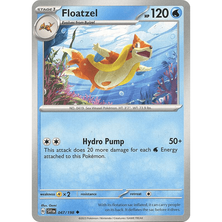 Floatzel #047 1