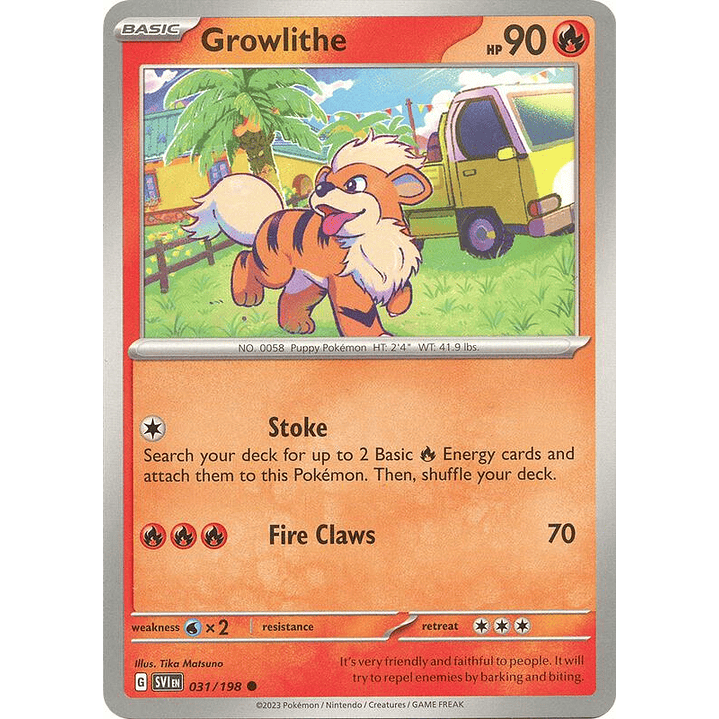 Growlithe #031 1