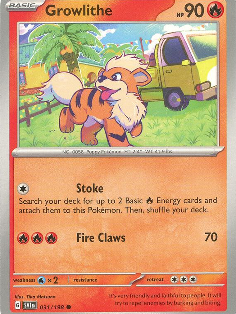 Growlithe #031 1