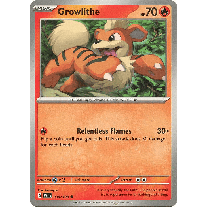 Growlithe #030 1