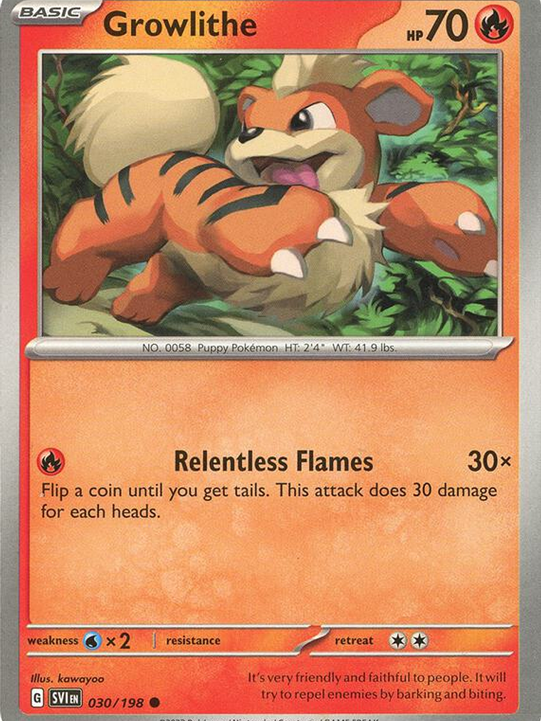 Growlithe #030 1