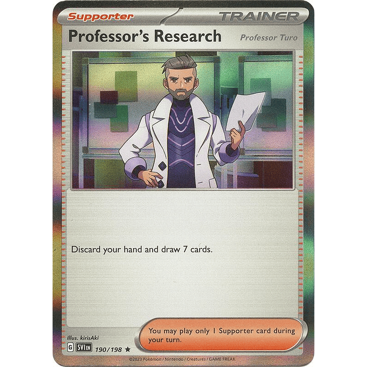 Professor's Research #190 1