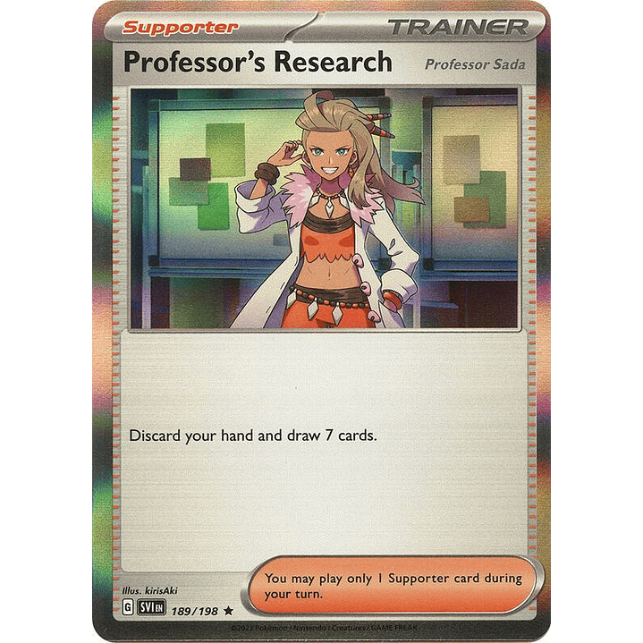 Professor's Research #189 1