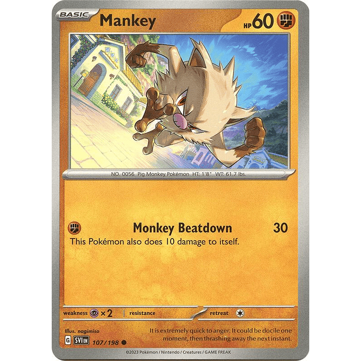 Mankey #107 1
