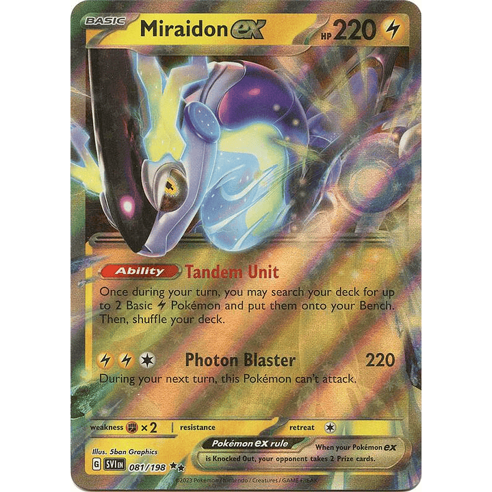 Miraidon ex #081 1
