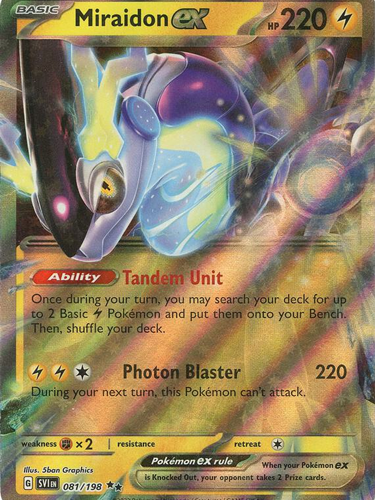 Miraidon ex #081 1