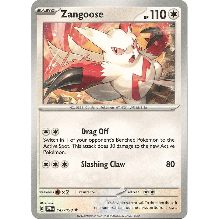 Zangoose #147 1
