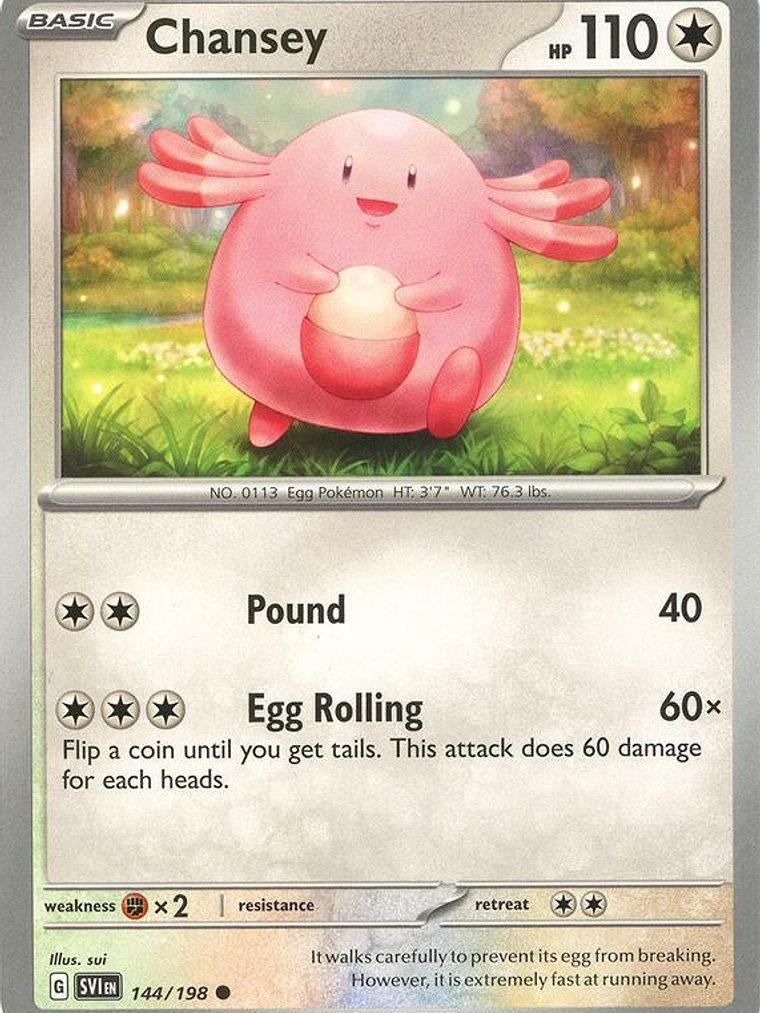 Chansey #144 1