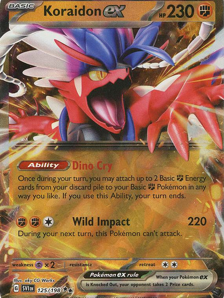 Koraidon ex #125 1