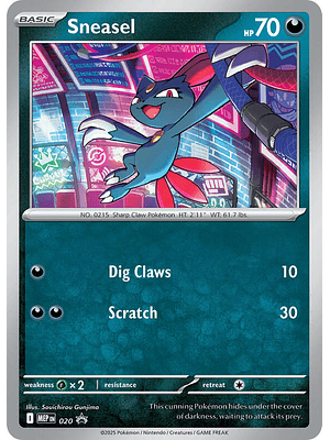 Sneasel (Cosmos Holo) #020