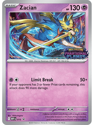 Zacian (Prerelease) #015
