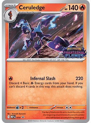 Ceruledge (Prerelease) #014