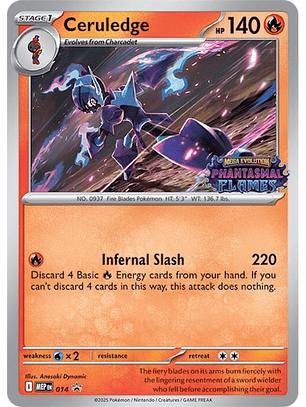 Ceruledge (Prerelease) #014