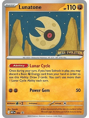 Lunatone (Prerelease) #004