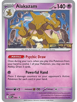 Alakazam (Prerelease) #003