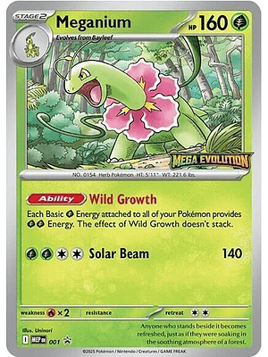 Meganium (Prerelease) #001