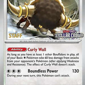 Bouffalant (Prerelease) [Staff] #136