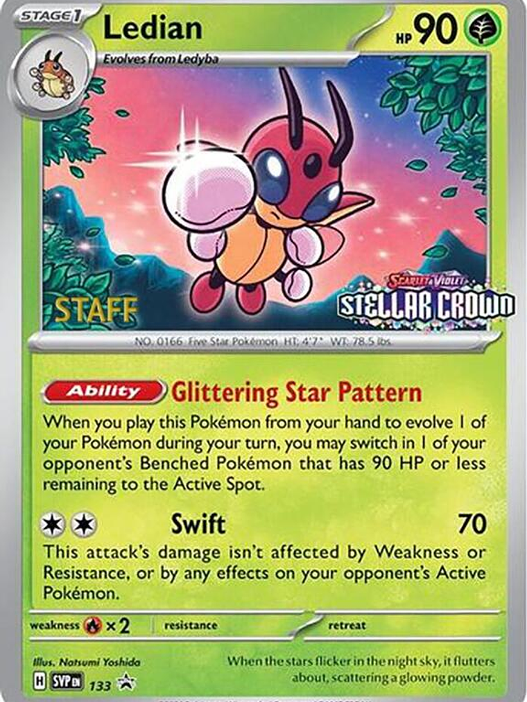 Ledian (Prerelease) [Staff] #133 1