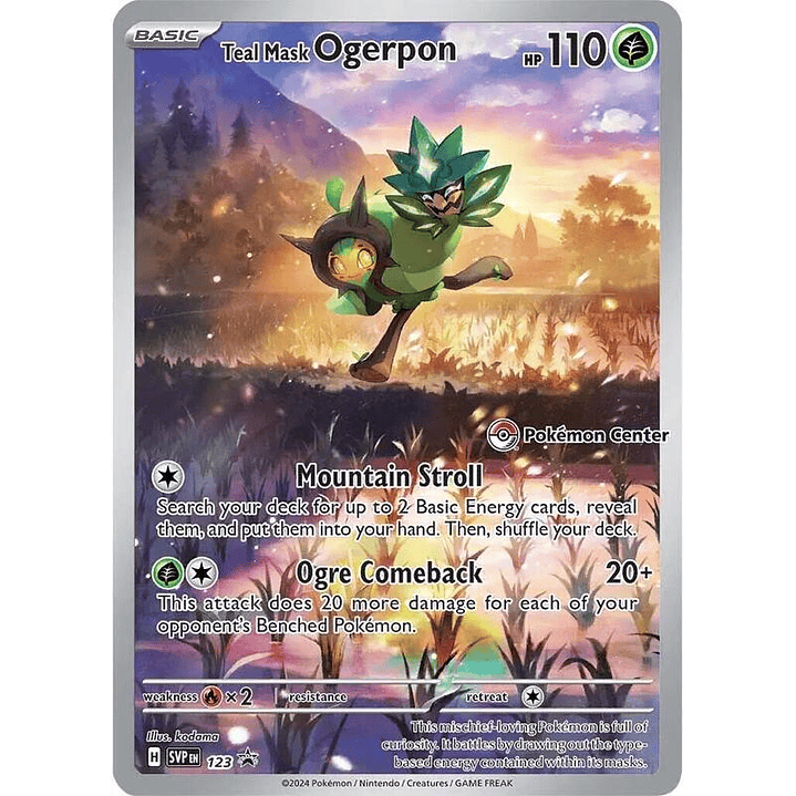 Teal Mask Ogerpon #123 1