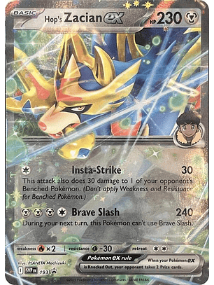 Hop's Zacian ex #193