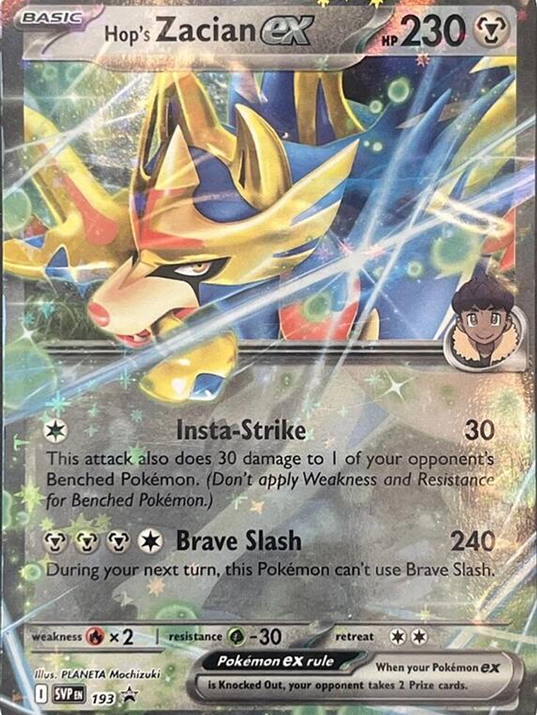 Hop's Zacian ex #193 1