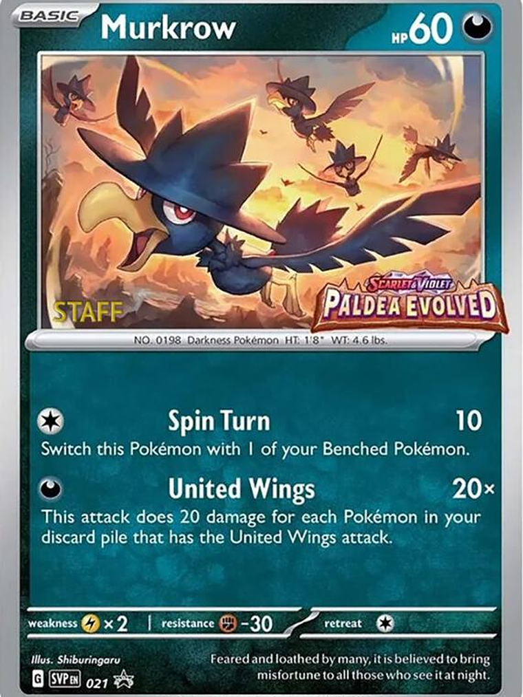 Murkrow #021 1