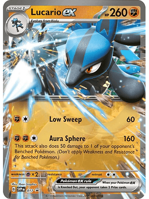 Lucario ex #017