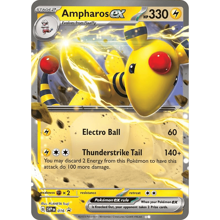 Ampharos ex #016 1