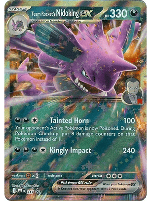 Team Rocket's Nidoking ex #217
