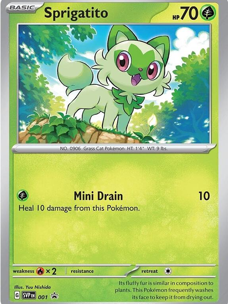Sprigatito #001 1