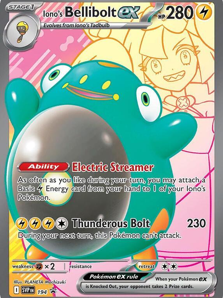 Iono's Bellibolt ex #194 1