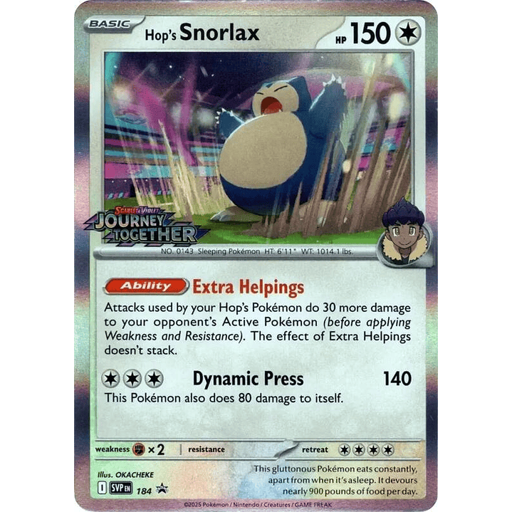 Hop's Snorlax #184 1