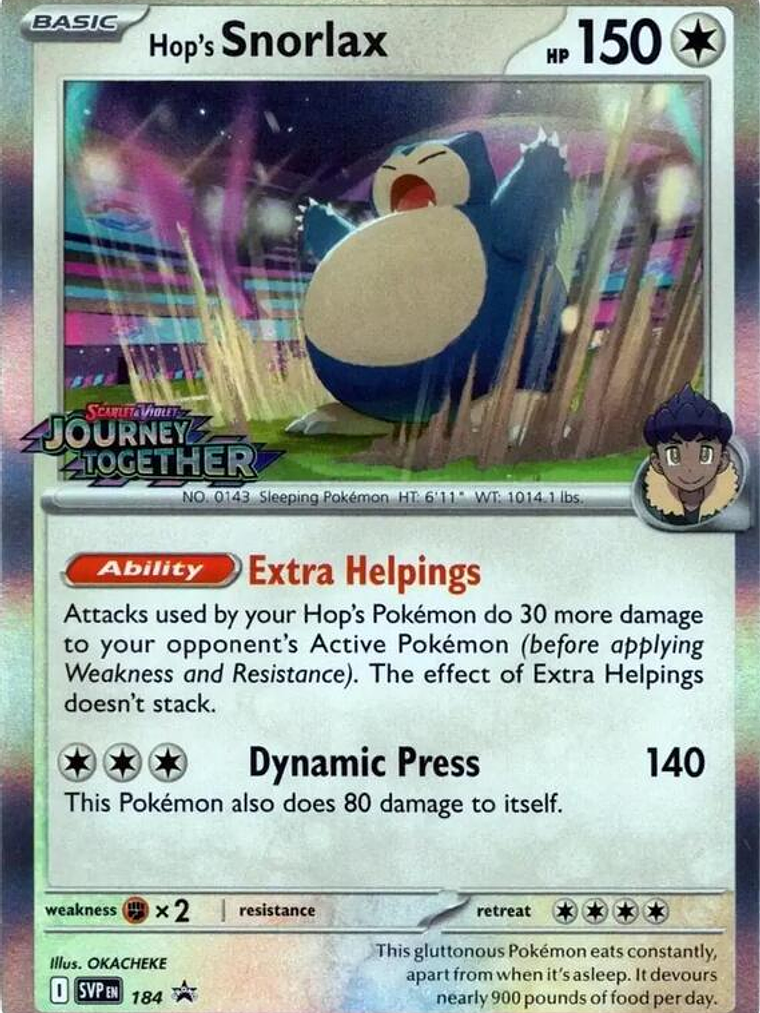 Hop's Snorlax #184 1