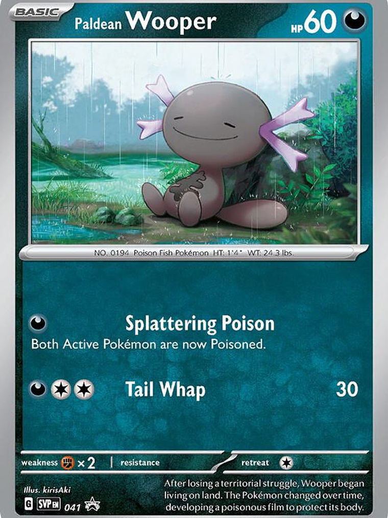 Paldean Wooper #041 1