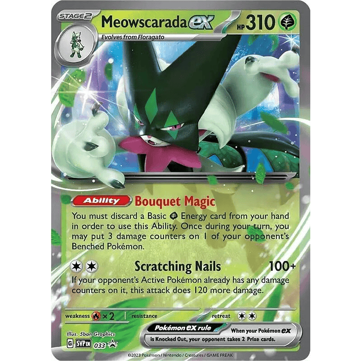 Meowscarada ex #033 1