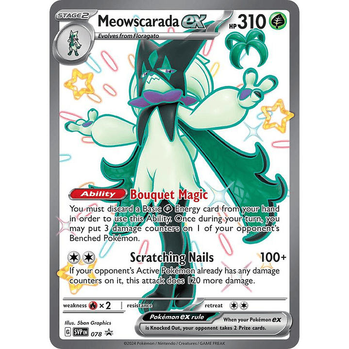 Meowscarada ex #078 1