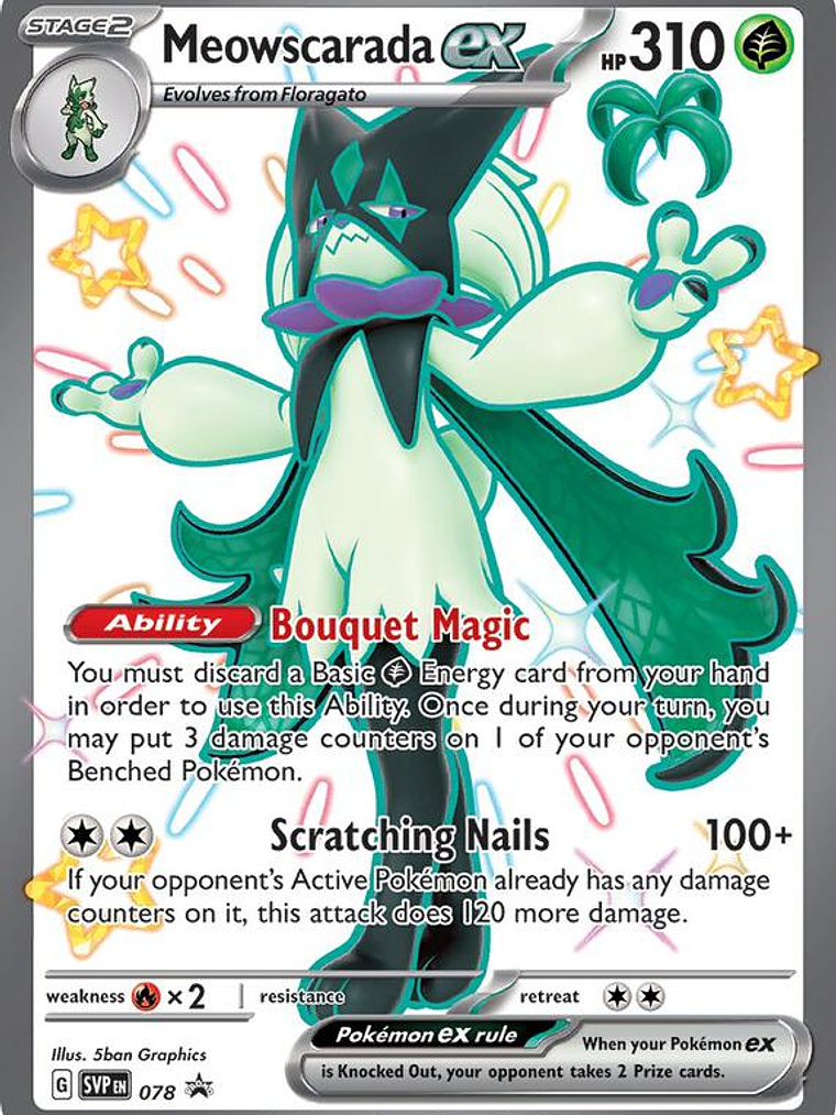 Meowscarada ex #078 1