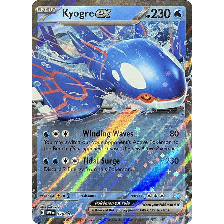 Kyogre ex #178 1