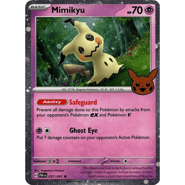 Mimikyu (Cosmos Holo) #037 1