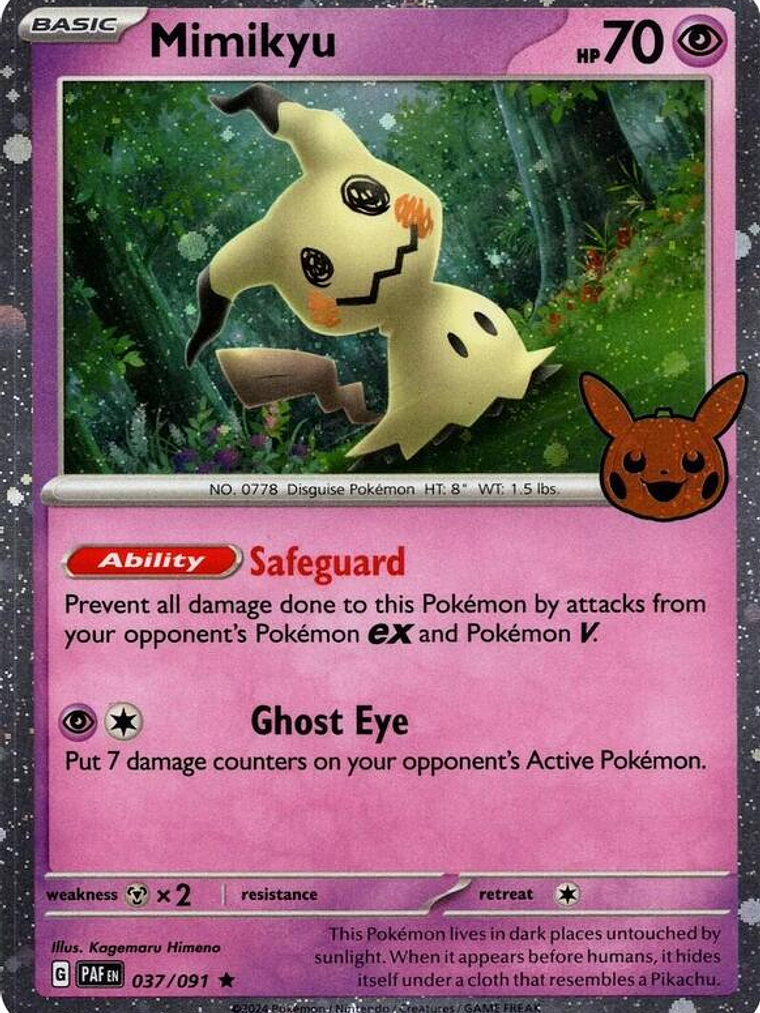 Mimikyu (Cosmos Holo) #037 1