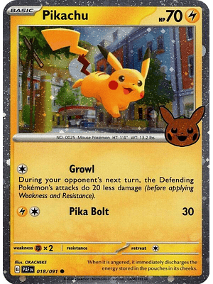 Pikachu (Cosmos Holo) #018