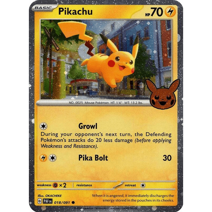 Pikachu (Cosmos Holo) #018 1