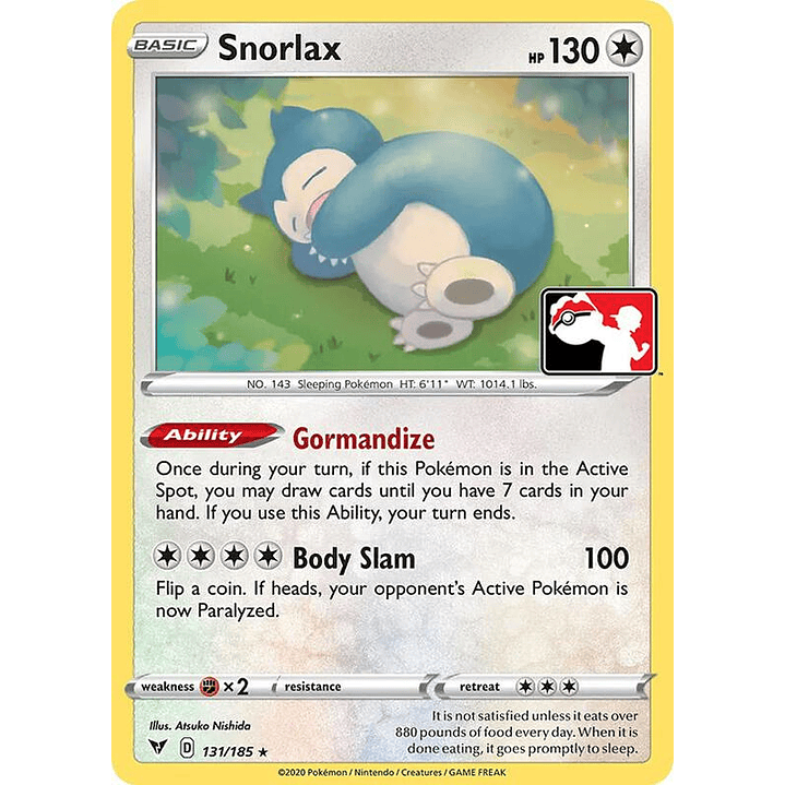 Snorlax - 131/185 #131 1
