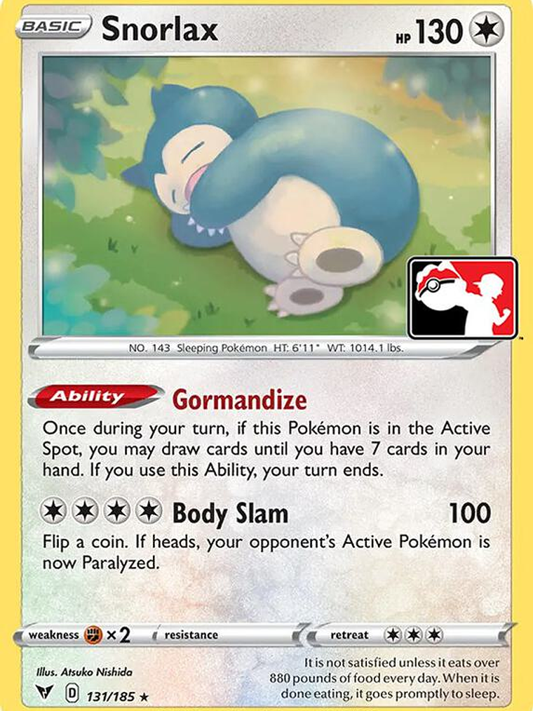 Snorlax - 131/185 #131 1