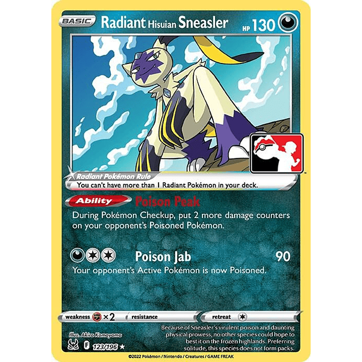 Radiant Hisuian Sneasler #123 1