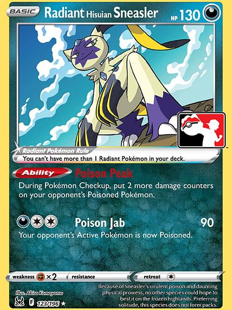 Radiant Hisuian Sneasler #123 1