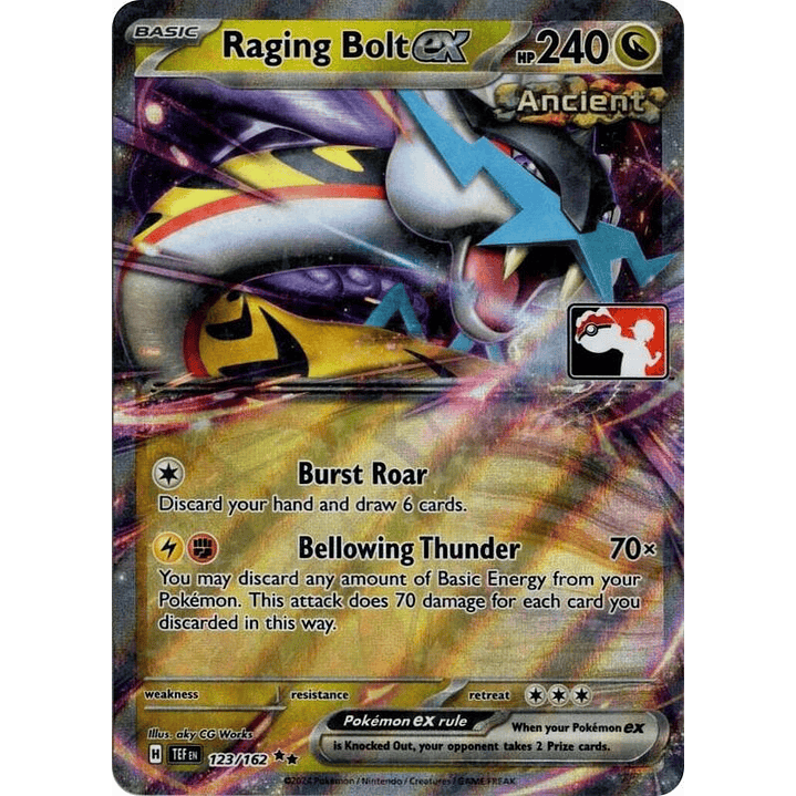Raging Bolt ex - 123/162 (Prize Pack Series 5) #123 1
