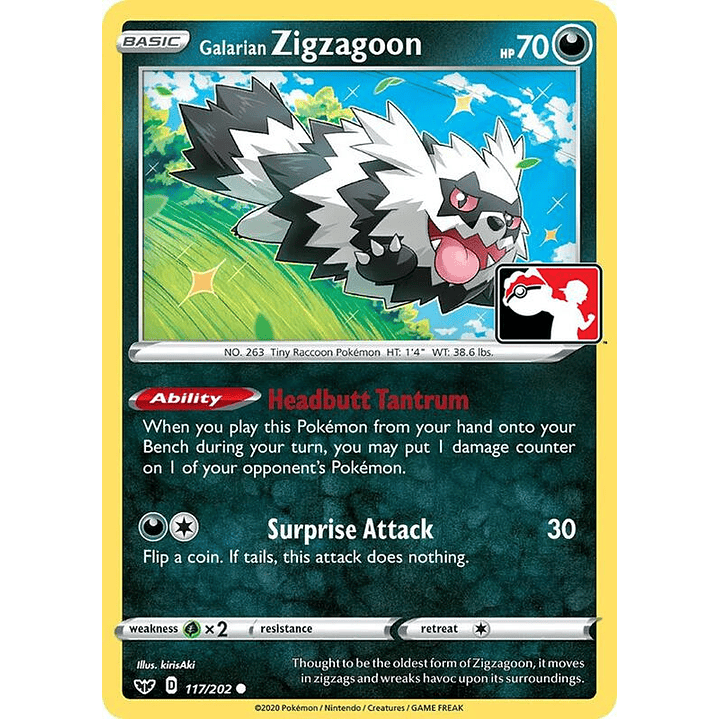 Galarian Zigzagoon #117 1