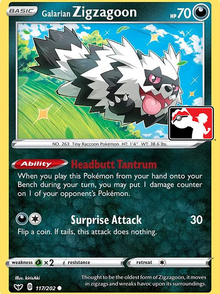 Galarian Zigzagoon #117 1