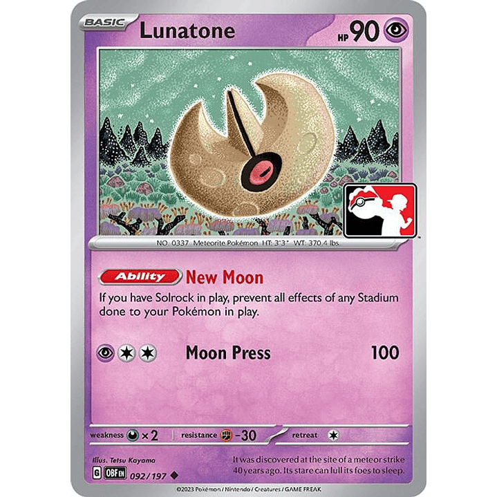 Lunatone - 092/197 #092 1